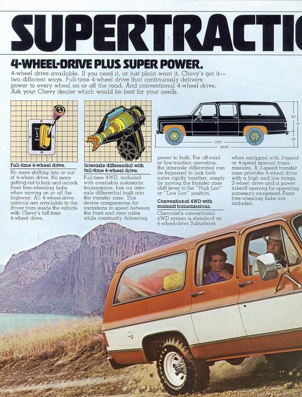 1978 Chevrolet Surburban Brochure Page 9